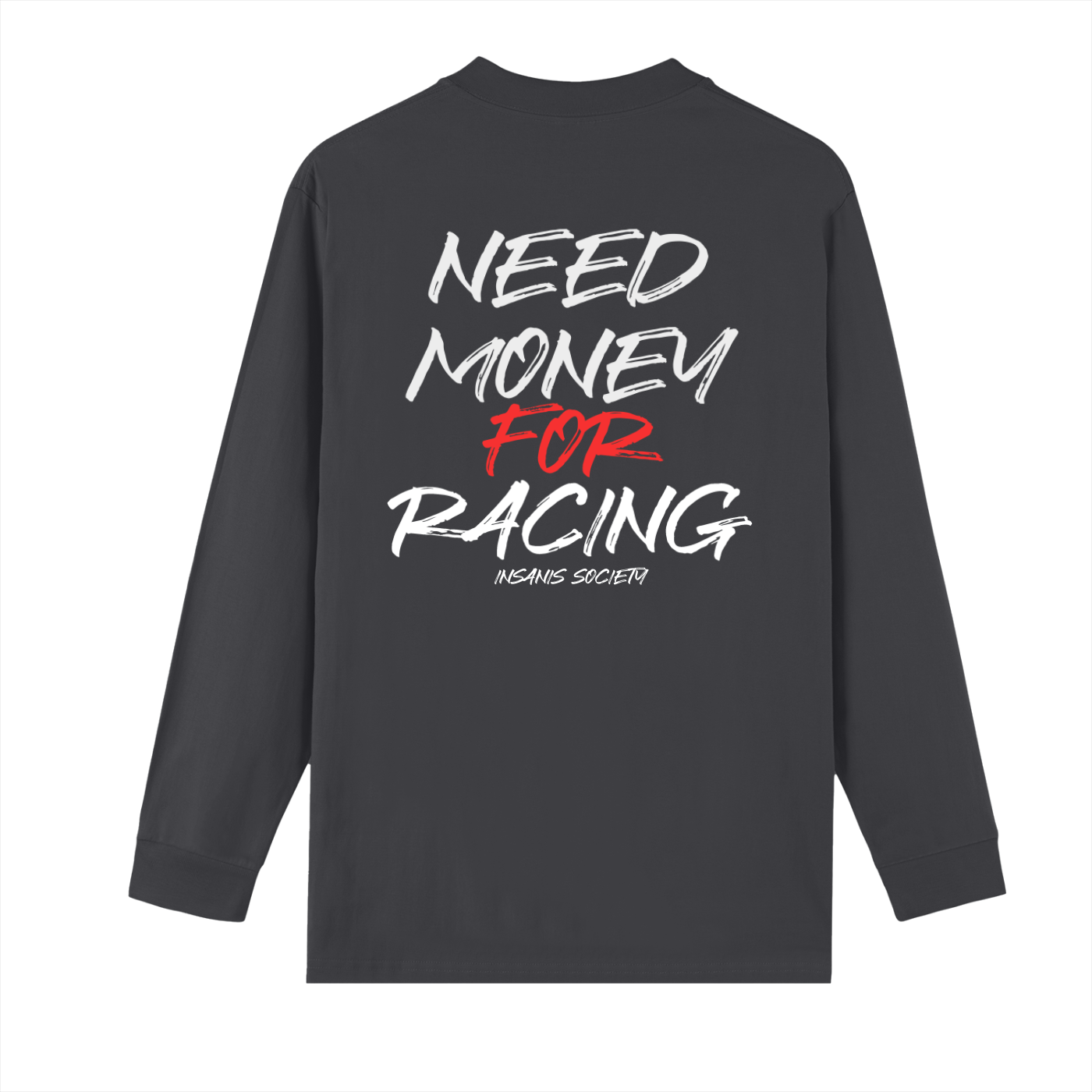 Crew Neck Drop Shoulder Long Sleeve Shirt