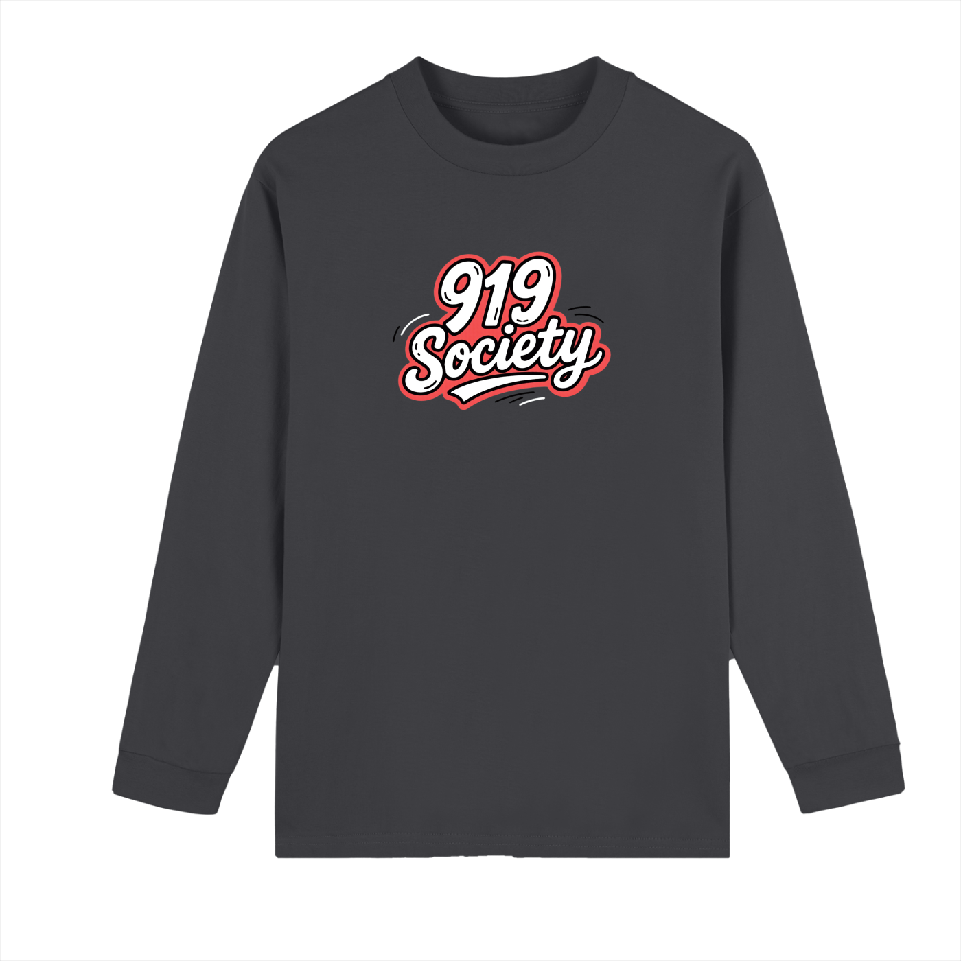 Crew Neck Drop Shoulder Long Sleeve Shirt