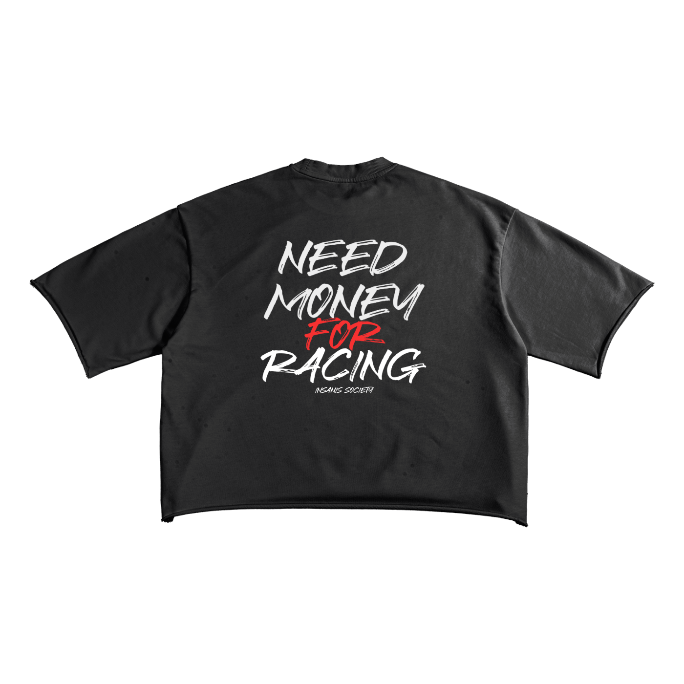 French Terry Raw Edge T-Shirt